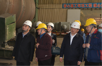 盘锦市米金套副市长等一行领导莅临抚机参观考察