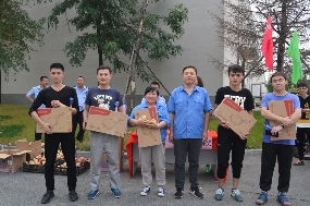 抚机公司举办"庆祝中华人民共和国成立70周年环场跑活动”