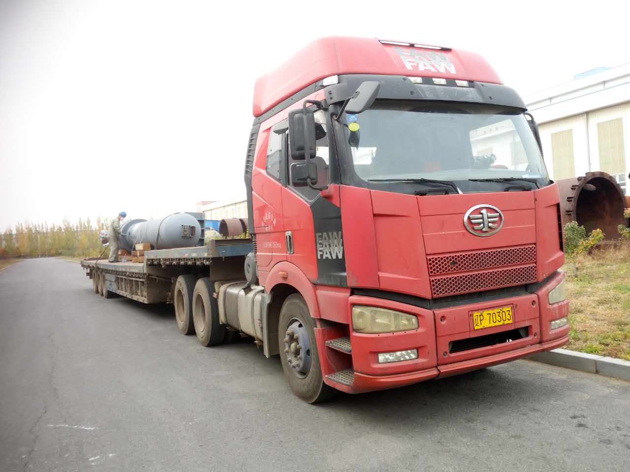 我公司为中海泰州特种油科技有限公司制造的换热器完成发货