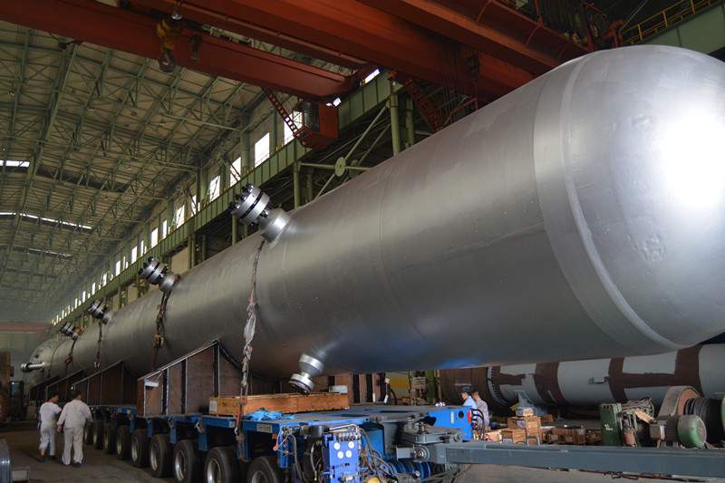 我公司为海南汉地石油化工有限公司制造的加氢裂化反应器竣工发货