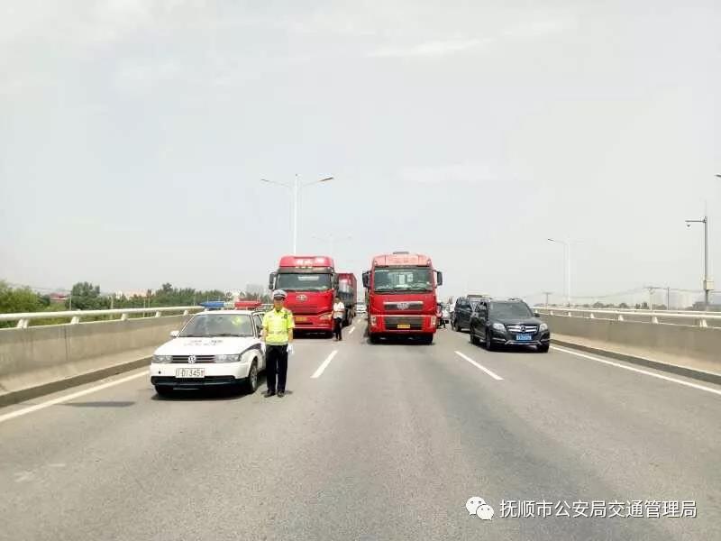 抚顺交警协助我公司顺利完成恒力石化项目产品发货