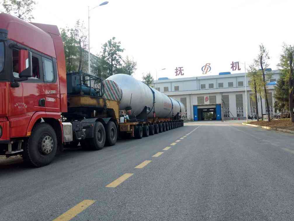我公司制造的补充精制反应器竣工发货