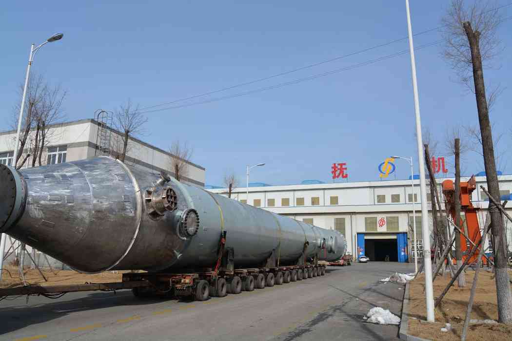 中沙（天津）石化有限公司在我公司制造的循环气冷却器竣工发货