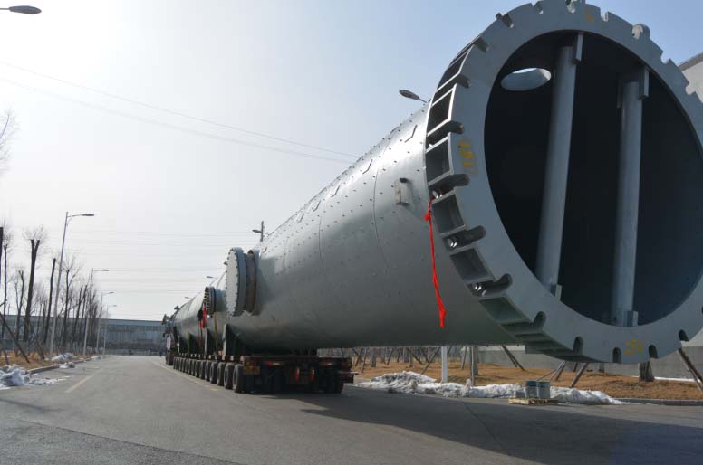 中沙（天津）石化有限公司在我公司制造的循环气冷却器竣工发货