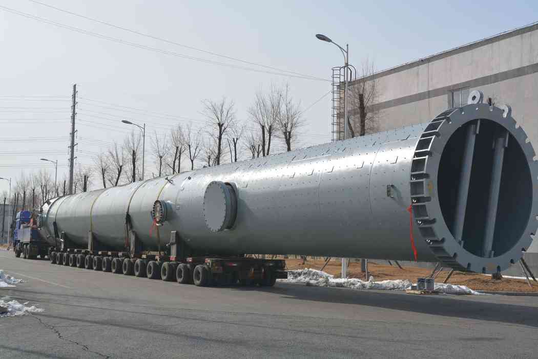 中沙（天津）石化有限公司在我公司制造的循环气冷却器竣工发货