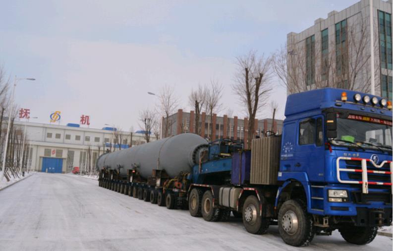 我公司为恒河材料科技股份有限公司制造的热聚树脂一段加氢反应器竣工发货