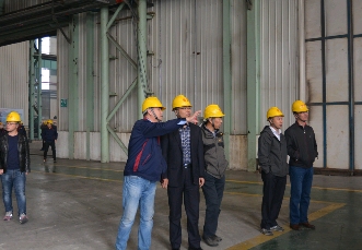 盛虹炼化有限公司李总一行莅临抚机参观考察！