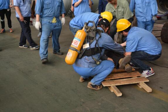 抚机公司开展年生产安全事故应急演练活动