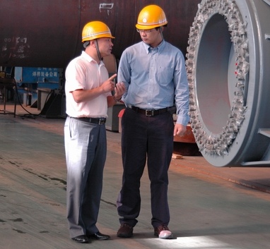 美国埃克森、美孚公司到公司考察