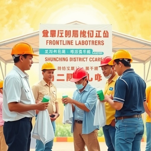 夏日送清凉，顺城区总工会关爱基层一线工人