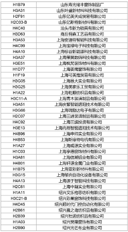 抢先看2024 aisa最新展商名录发布，5.28-30上海虹桥见
