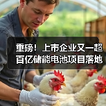重磅！上市企业又一超百亿储能电池项目落地！